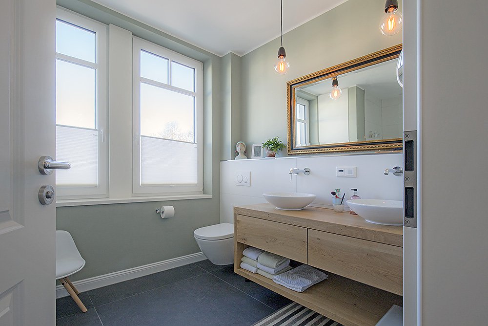 Stadtvilla im Landhausstil - Waschtische