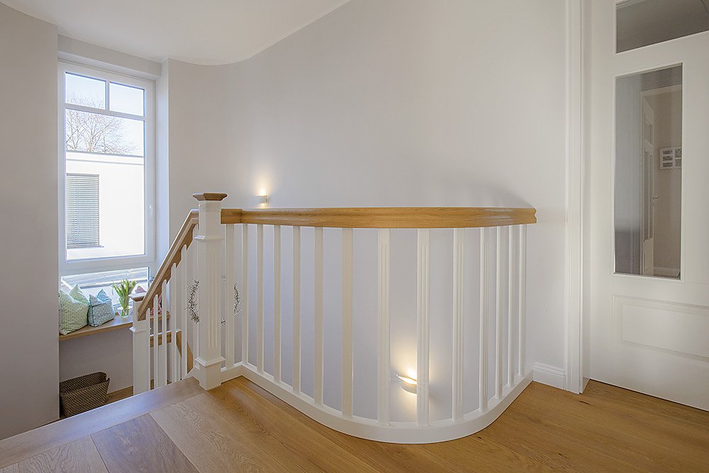 Stadtvilla im Landhausstil - Treppen